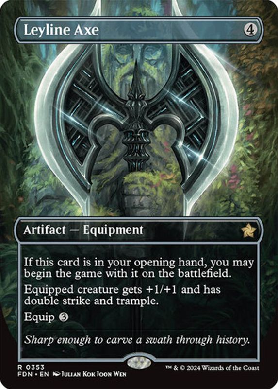 Leyline Axe (Borderless) (Foil)