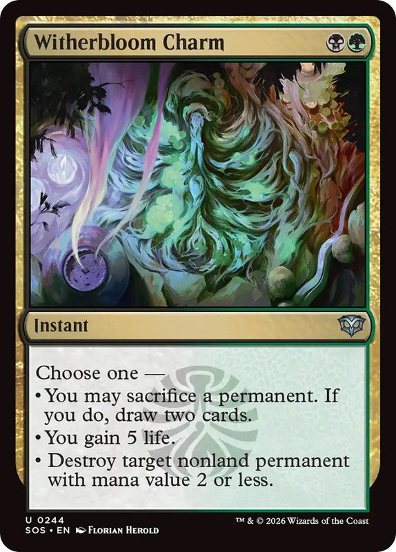 Witherbloom Charm (Foil)