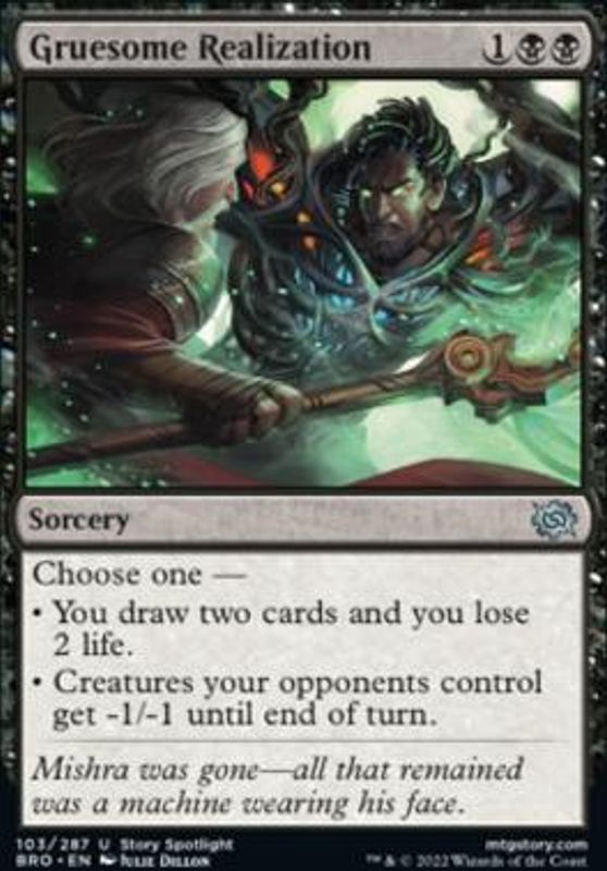 Gruesome Realization (foil)