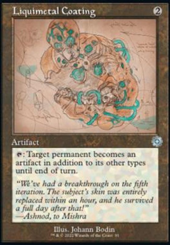 Liquimetal Coating (Schematic Art) (foil)