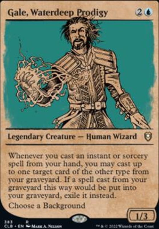 Gale, Waterdeep Prodigy (Showcase) (foil)